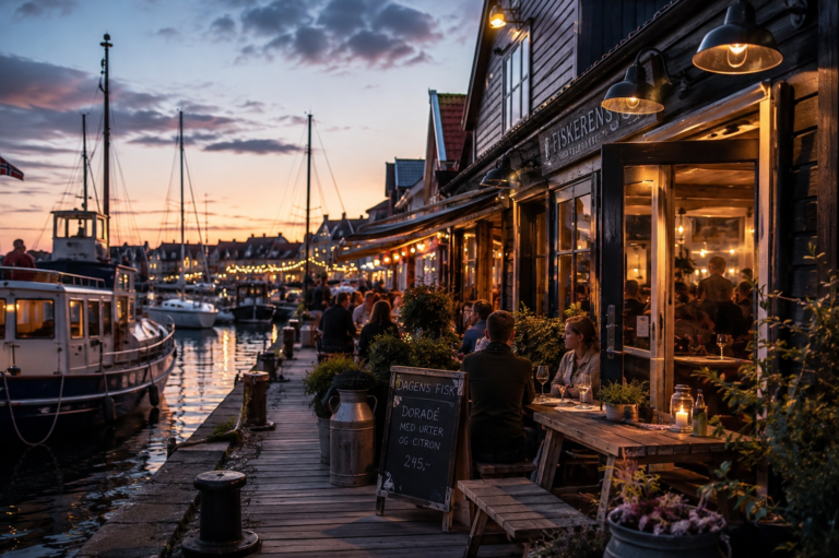 Idyllisk restaurant
